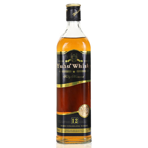 40度洋酒WHISKYYUHU御虎牌威士忌可乐桶调配充场酒方瓶700ml - 图3