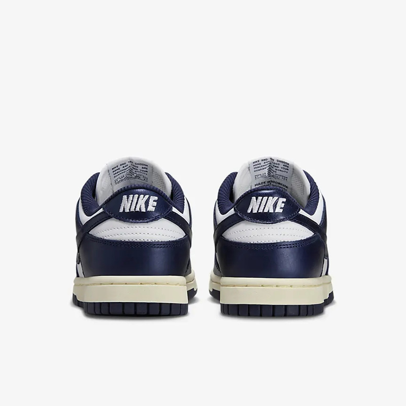 耐克/NikeDunk 女鞋海军蓝白做旧休闲复古低帮潮流板鞋FN7197-100 - 图2