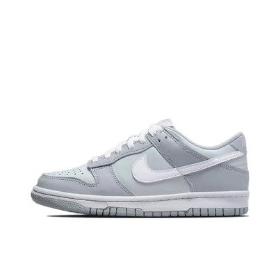 Nike Dunk Low 女子休闲低帮板鞋GS灰白色新款鞋子DH9765-001-104,淘宝优惠券,粉丝福利购,淘宝优惠卷
