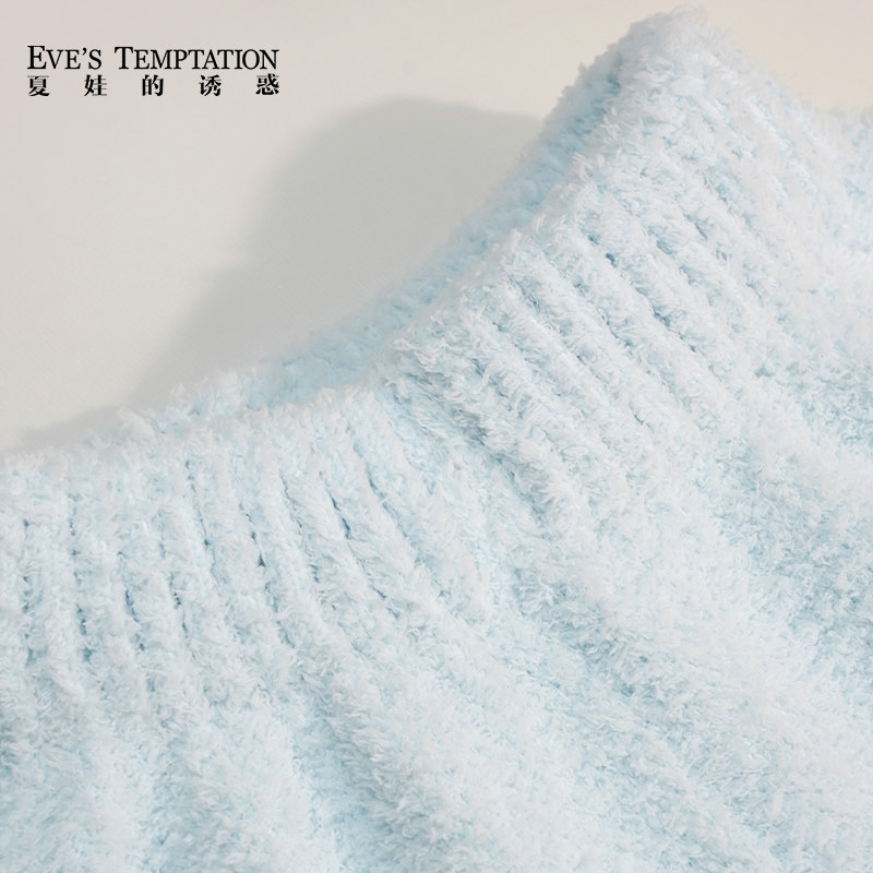 夏娃的诱惑绵梦睡衣套装女秋冬加厚保暖半边绒可外穿时尚家居服,淘宝优惠券,粉丝福利购,淘宝优惠卷