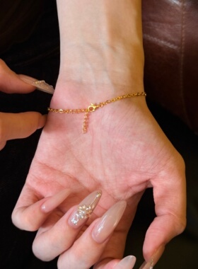 千夕 足金999编织单葫芦手链黄金手链女款情人节生日礼物送老婆