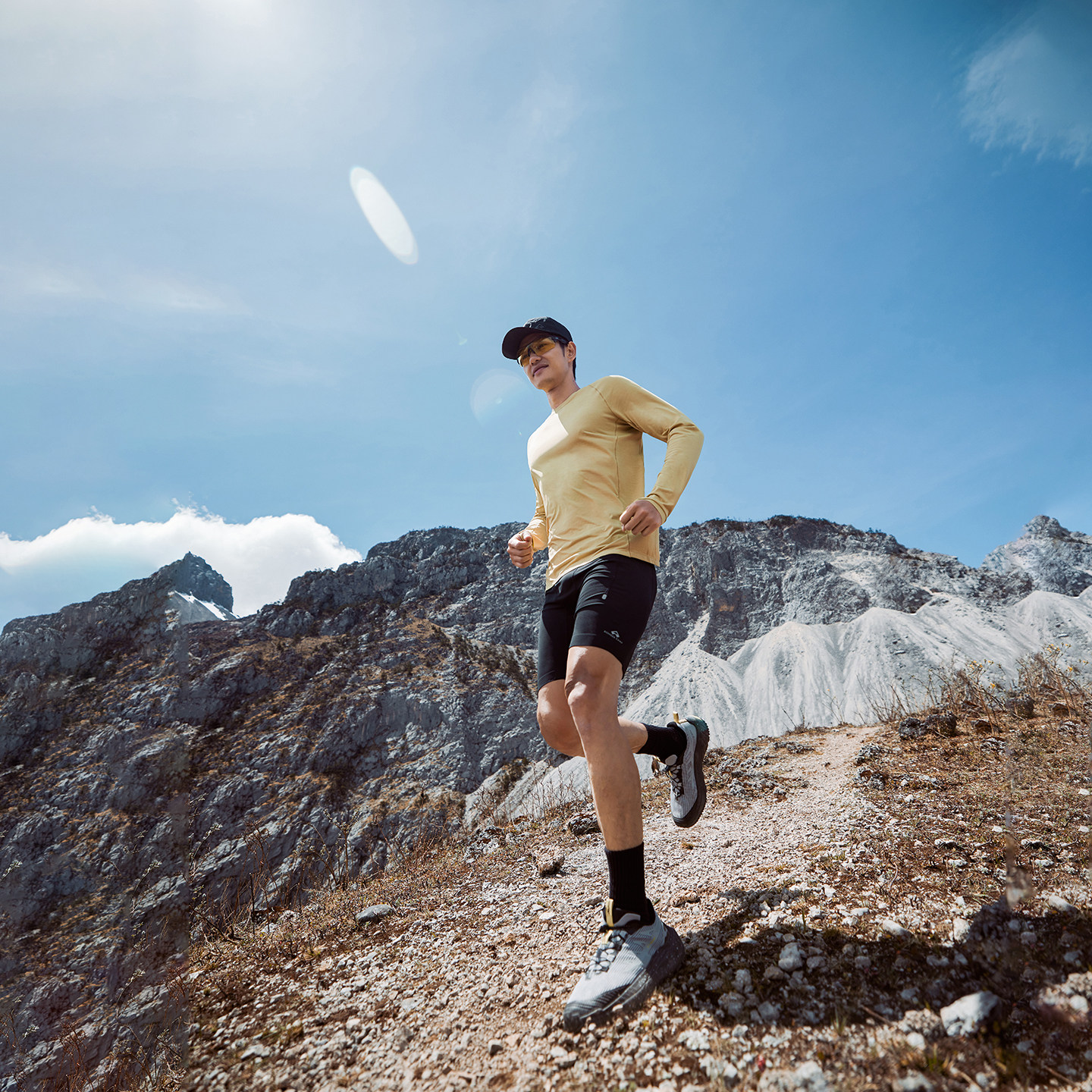 拓路者腰包越野跑针织短裤男士2025年新品高弹紧身裤马拉松运动裤,淘宝优惠券,粉丝福利购,淘宝优惠卷