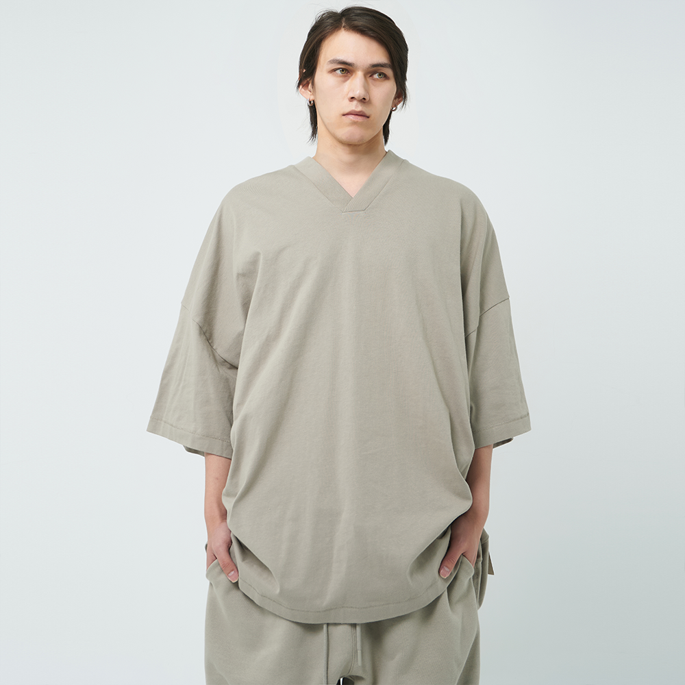 Fear Of God Essentials 24SS Drop2春季多色 LOGO胶标V领短袖T恤-图2