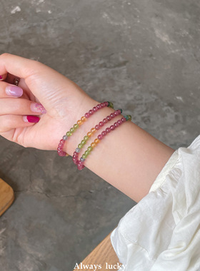 天然马卡龙转运糖果闺蜜礼物手链