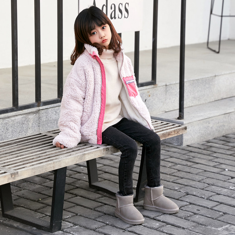 2025新款儿童棉鞋宝宝雪地靴男童鞋防水防滑女童冬季真皮保暖鞋子,淘宝优惠券,粉丝福利购,淘宝优惠卷