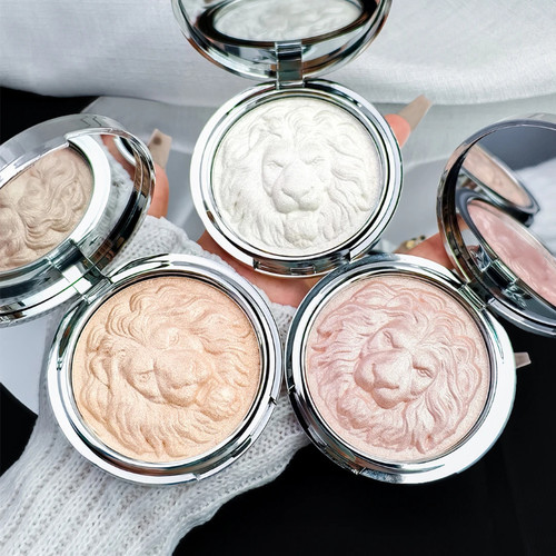 【化妆师推荐】新款狮子头生姜高光修容盘提亮鼻头细闪塑颜修容盘 - 图2