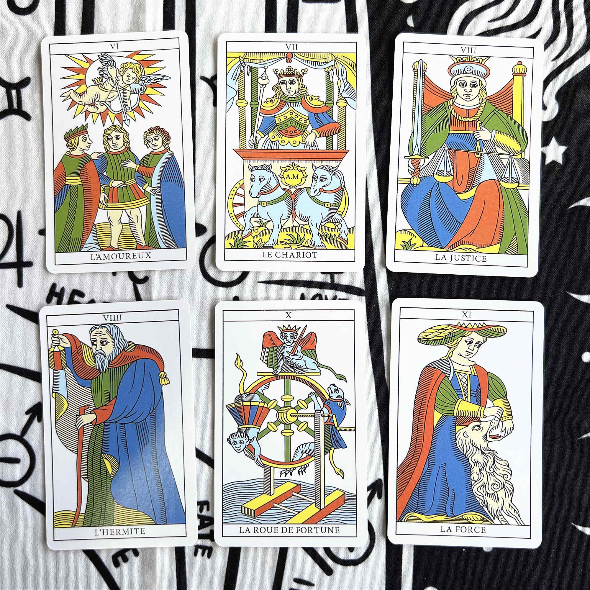 包邮 马赛体 Tarot of Marseille 马赛塔罗牌 英文桌游迷你小卡牌 - 图0