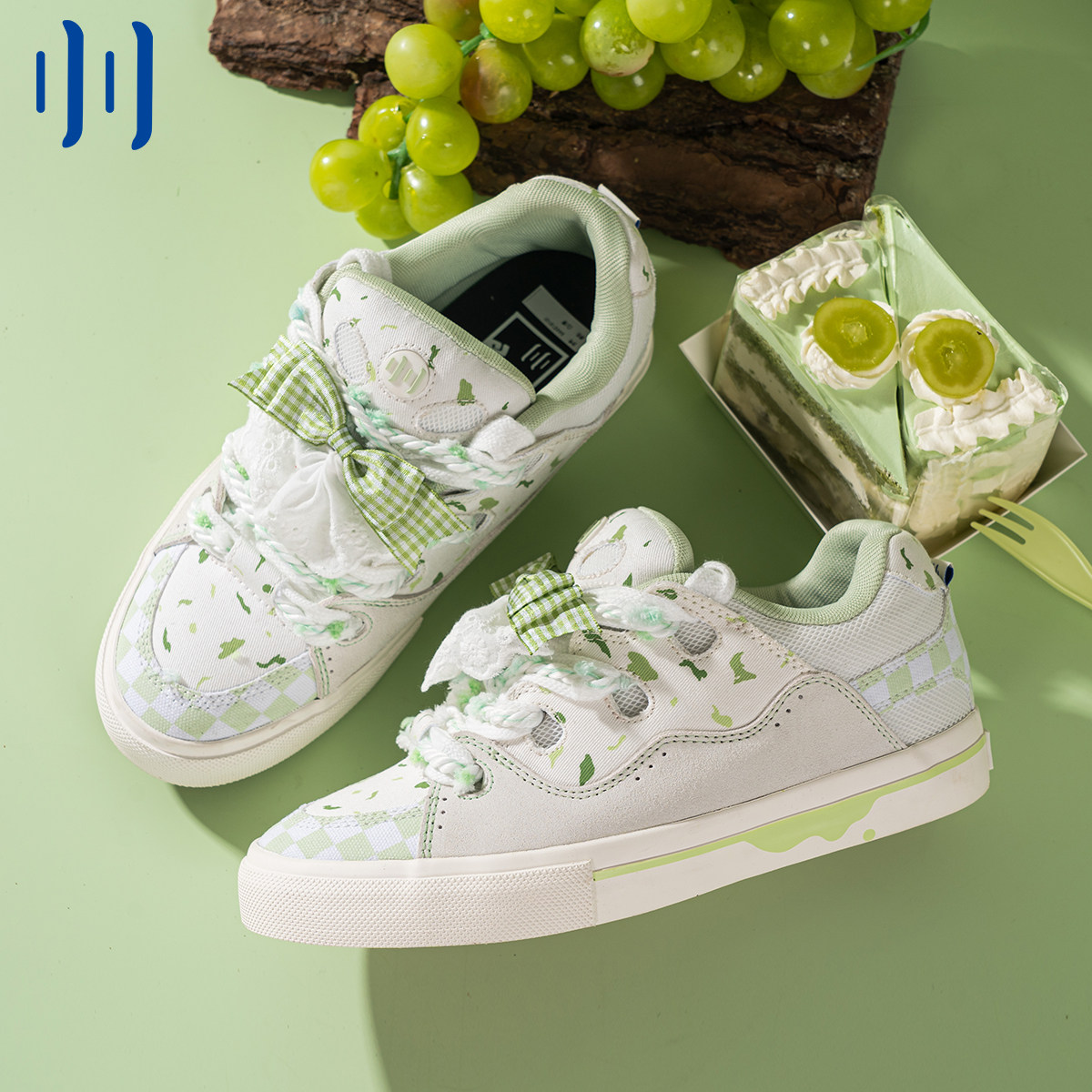 顽刻ollieskate面包鞋青提蛋糕配色BAKE复古休闲男女国潮滑板鞋,淘宝优惠券,粉丝福利购,淘宝优惠卷