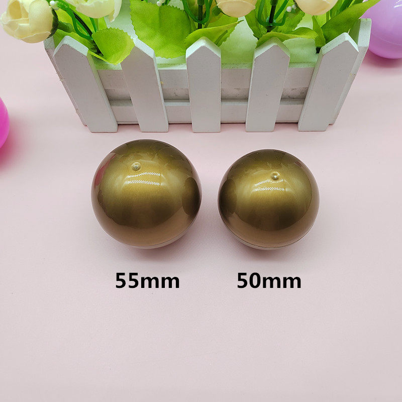 空扭蛋壳50mm扭蛋球金色扭蛋壳空壳空心球可打开口球抽奖球摸奖球,淘宝优惠券,粉丝福利购,淘宝优惠卷