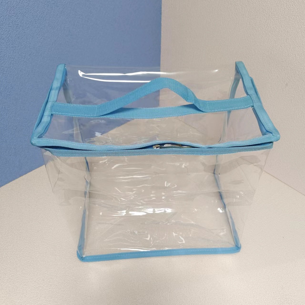 现货透明PVC防泼水防尘防潮收纳袋手提袋玩具袋塑料拉链包沙滩包,淘宝优惠券,粉丝福利购,淘宝优惠卷