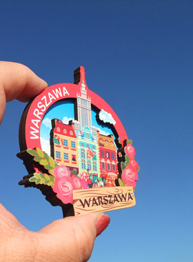 波兰当地冰箱贴WARSZAWA