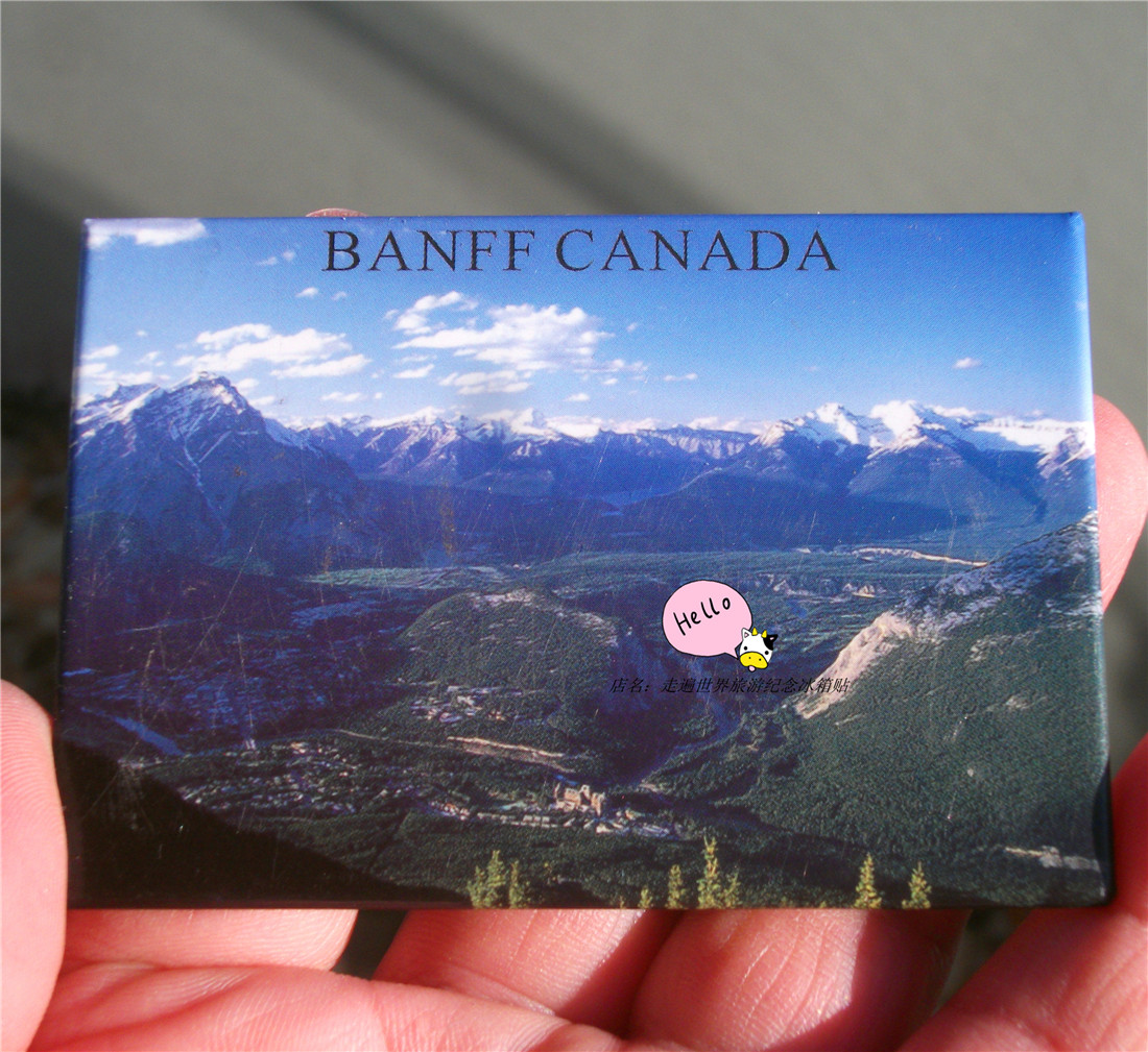 加拿大当地购买冰箱贴 旅背 班夫公园 BANFF SPRINGS HOTEL 多款 - 图1