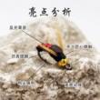 路亚假饵高仿真苍蝇钩飞蝇钩翘嘴白条黑鱼草鱼鲈鱼昆虫仿生钩盒装