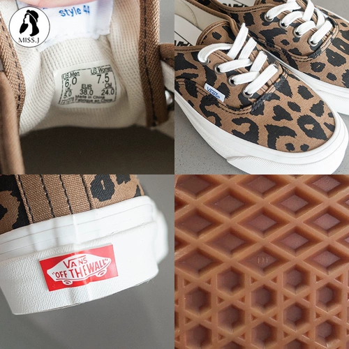 Vans Authentic 44 DX Annaheim Low Leopard Men's Feels Shoes Canvas Shoes vn0a38envl0