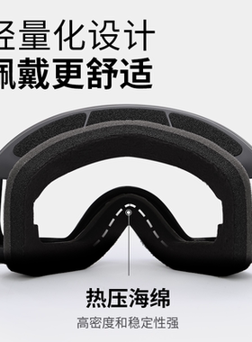 普莱斯滑雪镜高清镜片防雾运动个性轻量化无框男女2025户外太阳镜