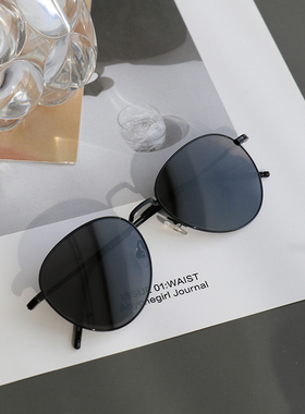 kaka粉色飞行员复古只有18克墨镜