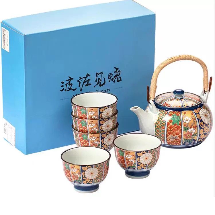 日本进口有田烧伊万里陶瓷茶具套家用日式手工茶壶茶杯子生日礼物,淘宝优惠券,粉丝福利购,淘宝优惠卷