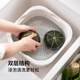 Can drain and wash the vegetable pot, frost, can be stacked and multi-layered