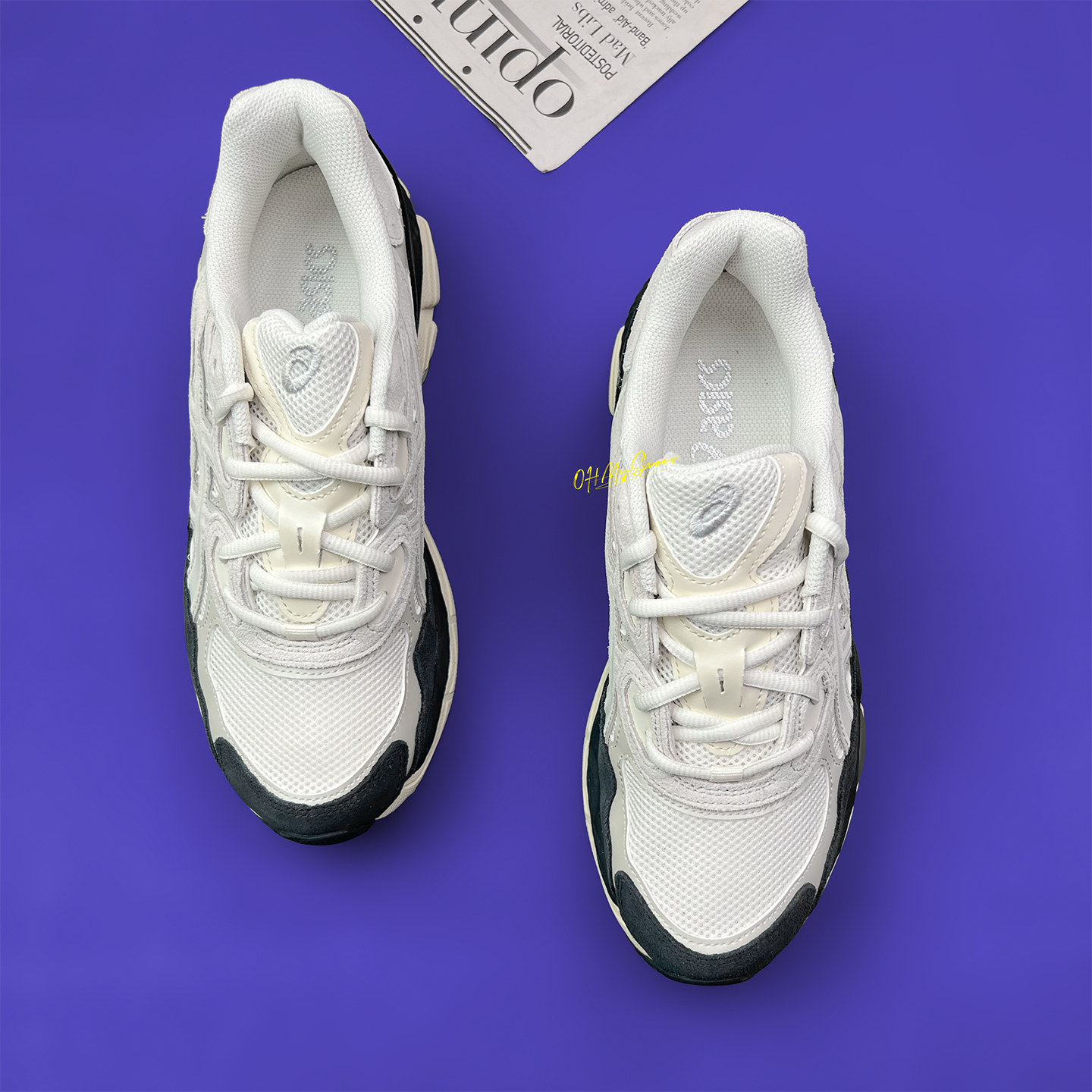 ASICS亚瑟士GEL-NYC低帮男鞋女鞋复古绿白翻毛皮慢跑鞋鞋1203A383