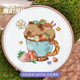 Ten grid cross stitch French DMC embroidery thread kit