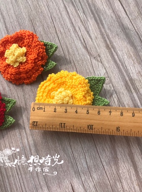 胸针一朵牡丹花原创发夹披肩7cm
