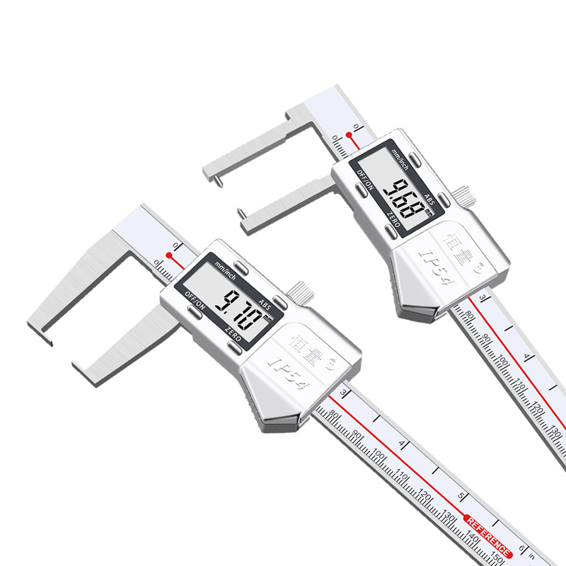 恒量数显外沟槽游标卡尺150/200/300mm0.01外凹槽电子深度测量尺