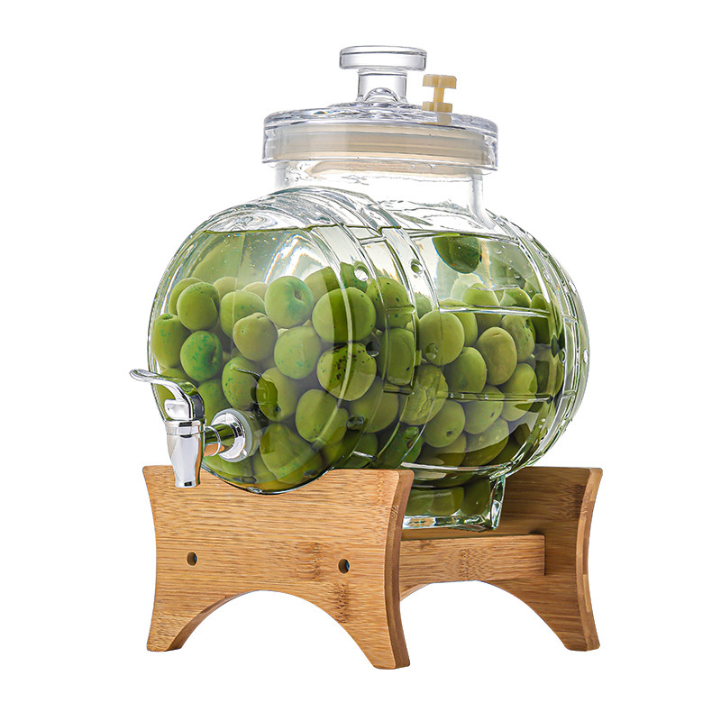 泡酒玻璃瓶带龙头啤酒桶水果茶饮料冰箱冷水壶果汁网红可乐桶容器,淘宝优惠券,粉丝福利购,淘宝优惠卷