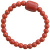 Natural genuine beads ins trendy south red ring ring