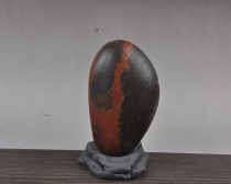 Full field without bargaining for Guangxi natural chishstone small pint size bay stone shaped stone shaped stone water rushing original stone swing piece set of color red grain