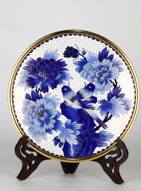 圆盘掐丝珐琅北京商务礼品景泰蓝