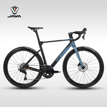 JAVA Road Bike Carbon Fiber Road Car 24 Variable-speed Oil Pressure Disc Brake Men And Women Bend Racing VOLATA