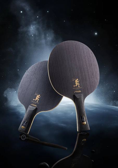 STIGA Stika table tennis racket Moregold gold label carbon small moseb ...