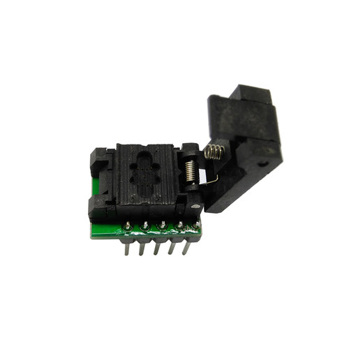 DFN8-0.65 烧录座 WSON8 MLP8 3×3mm 翻盖探针测试座子厂家 现货 - 图1