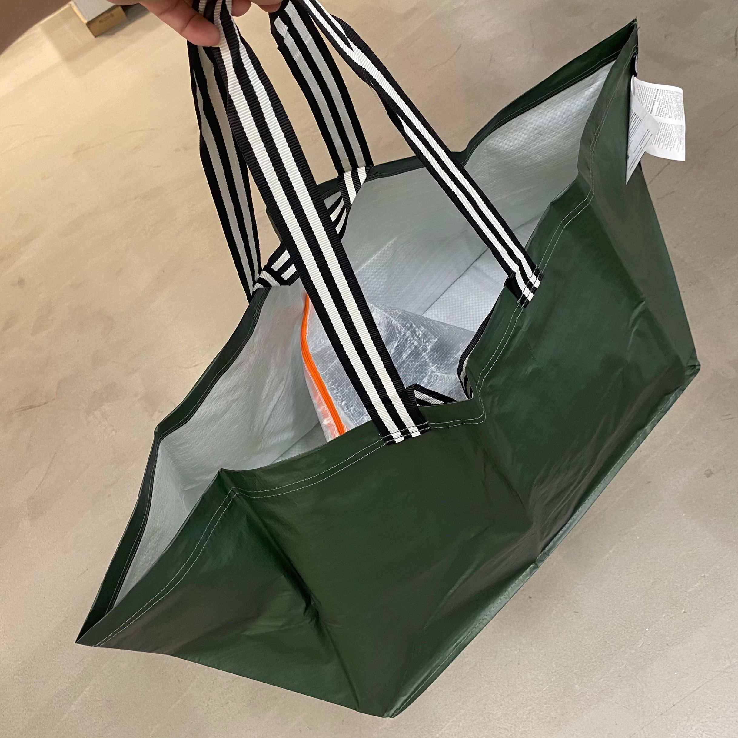 IKEA宜家塞克夏劳 手提袋 购物袋搬家袋子搬运打包袋可折叠环保袋 - 图3