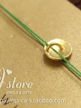 丝线款 银镀金【海胆 沙钱】吊坠 许愿项链 美国Dogeared正品