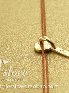 丝线款 银镀金 打开我心的钥匙 吊坠 许愿项链  美国Dogeared正品