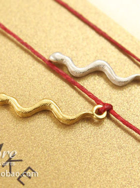 dogeared美国925银手绳