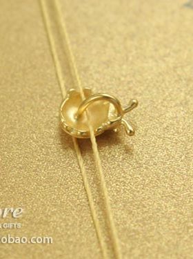 dogeared美国丝线银镀金瓢虫项链