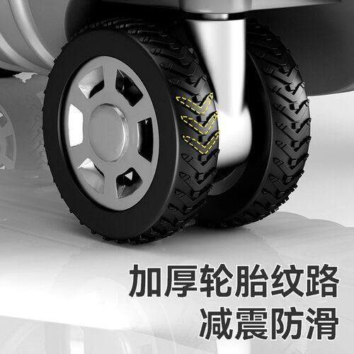 行李箱静音保护套旅行箱橡胶套轮子配件拉杆箱滚轮万向轮子保护套 - 图1