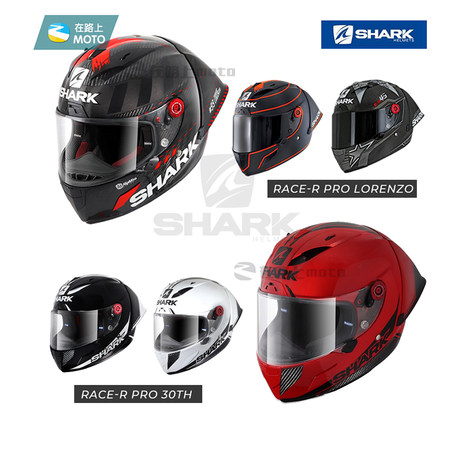 鲨鱼shark Race R Pro大尾翼洛伦佐冬测30周年碳纤维摩托