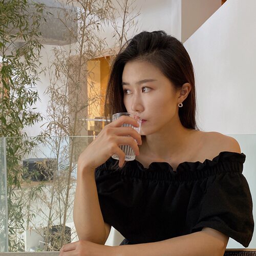 WHYs特价 小众设计天然珍珠耳钉圆圈耳环气质万能搭配款耳饰包邮 - 图1