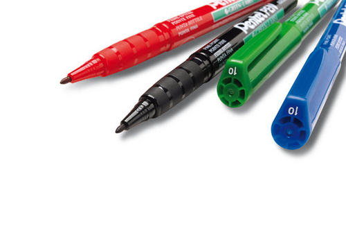 Pentel 派通记号笔 NMS50 蓝色油性笔 1.0mm细芯打点笔 - 图1