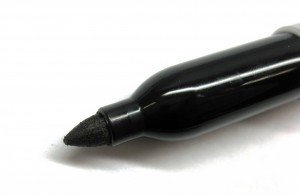 Sharpie Permanent Marker, Fine Point, Black美国夏比记号笔 - 图1