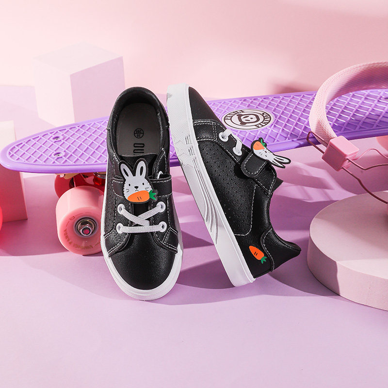 大东童鞋2022夏季新款低跟平底魔术贴中小童男女童休闲鞋1438