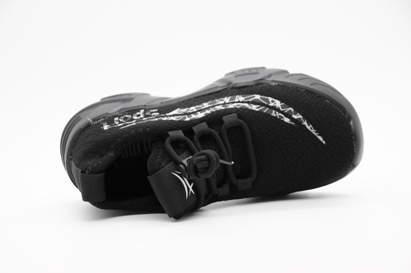 大东新款春季中跟平底圆头网布透气一脚蹬防滑运动鞋童鞋21Q1656