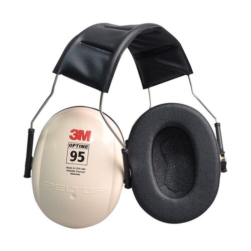 3M H6A隔音耳罩儿童 睡眠 防噪音专用防护耳机学习工厂射击降噪音 - 图1