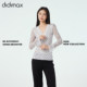 Didimax summer ໃຫມ່ສີຂາວຄໍ V- lace slim ເທິງສໍາລັບແມ່ຍິງ trousers ບາດເຈັບແລະຊຸດ X88397
