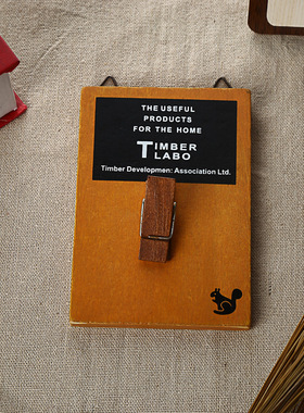 厂家热销创意照片夹 可爱留言夹 新款木质便签实木工艺品摆件