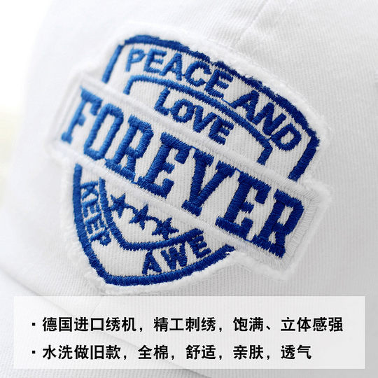 Korean style casual peaked cap sun protection hat baseball cap