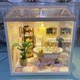 Ruolai handmade diy cabin miniature creative gifts